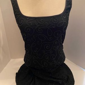 Vintage cache black dressy dress